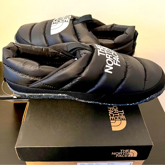 The North Face Shoes The North Face Mens Nuptse Down Muleslipper Tnf Black Tnf White Poshmark